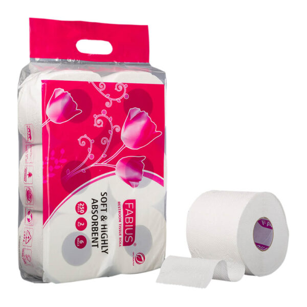 Restroom Tissue Roll 6 in 1